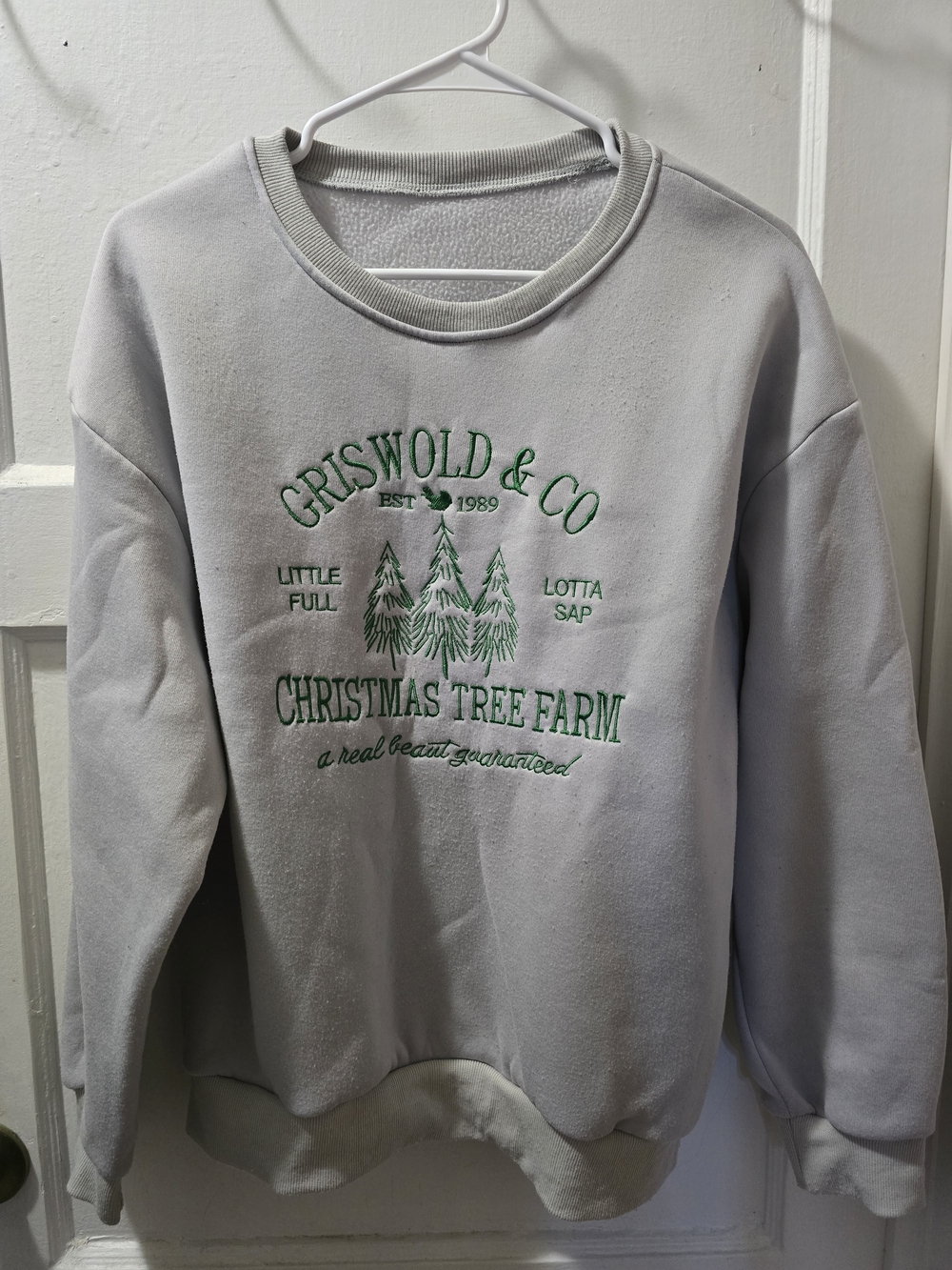 National Lampoon Embroidered Christmas Tree Sweatshirt
